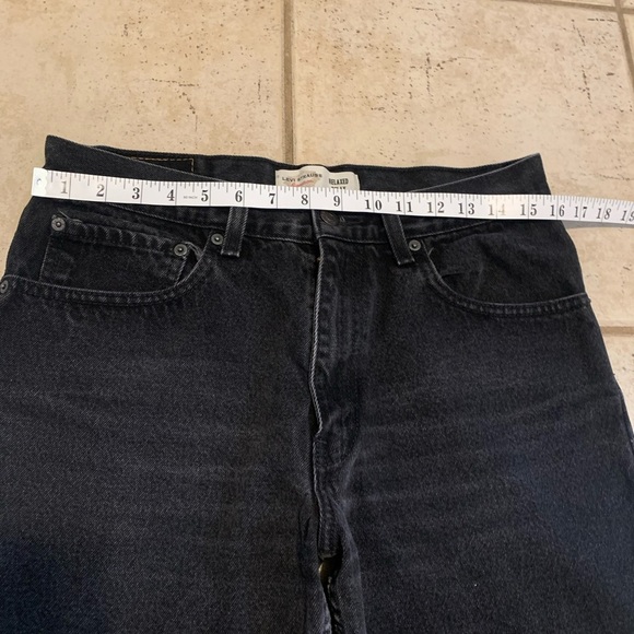 Levi Strauss Signature Relaxed Fit Jeans - Black - Men's 32x32 - Picture 4 of 7